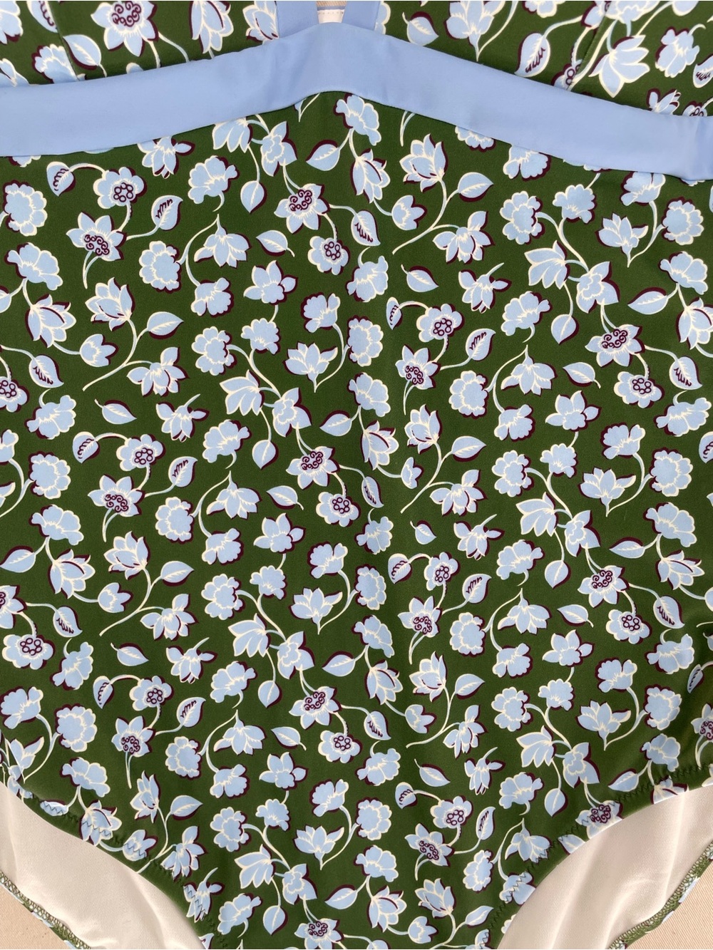 Boden Green Floral One-Piece Swimsuit - Picture 4 of 9